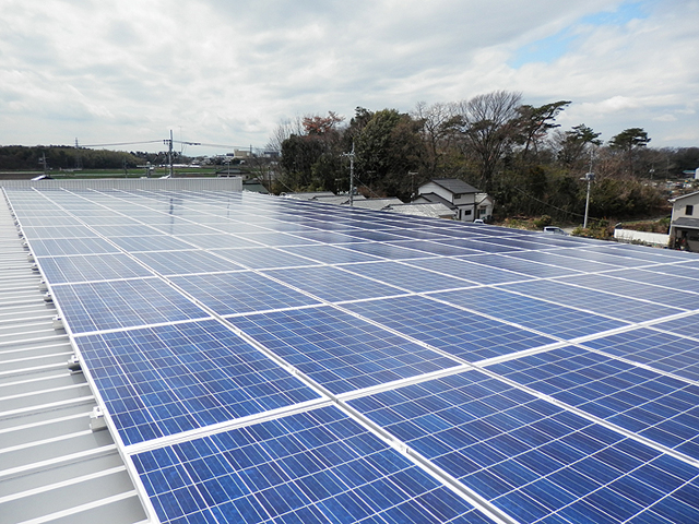 太陽光モジュールの設置