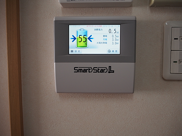 SmartStarLのモニター施工